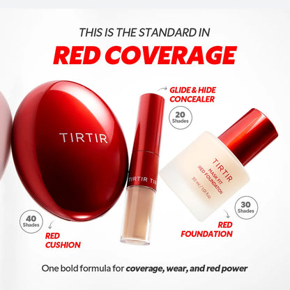 Base Líquida TIRTIR Mask Fit Red - Glow 72h ✦ Bajo pedido