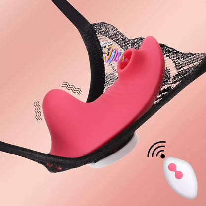 Vibrador de Braga con Succionador Megan ✦ Bajo pedido