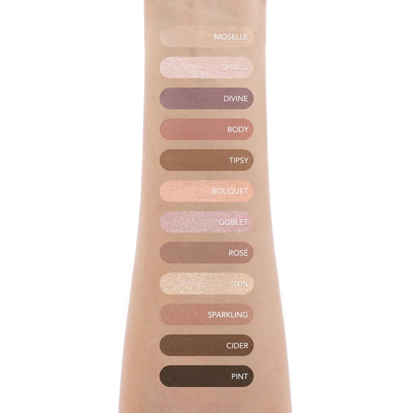 Mauve Cycle Paleta de 12 Sombras Compactas Matte, Satinadas y Glitter - AmorUs ✦ Bajo pedido