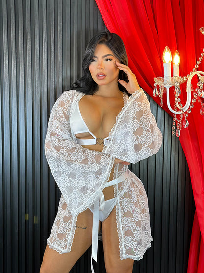 Set Lencería Levantadora 3PCZ - Azul, Blanco, Negro, Rojo, Vino (Unitalla S/M) ✦ Bajo pedido