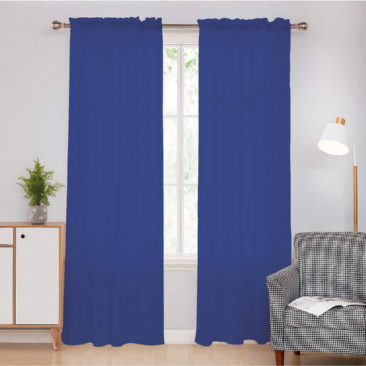 Cortina Traslúcida Colores - Azul, Beige, Fucsia, Turquesa ✦