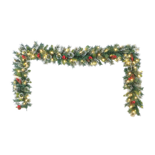 Guirnalda TREE4-11, 270cm con Nieve Sin Luz ✦ Bajo pedido