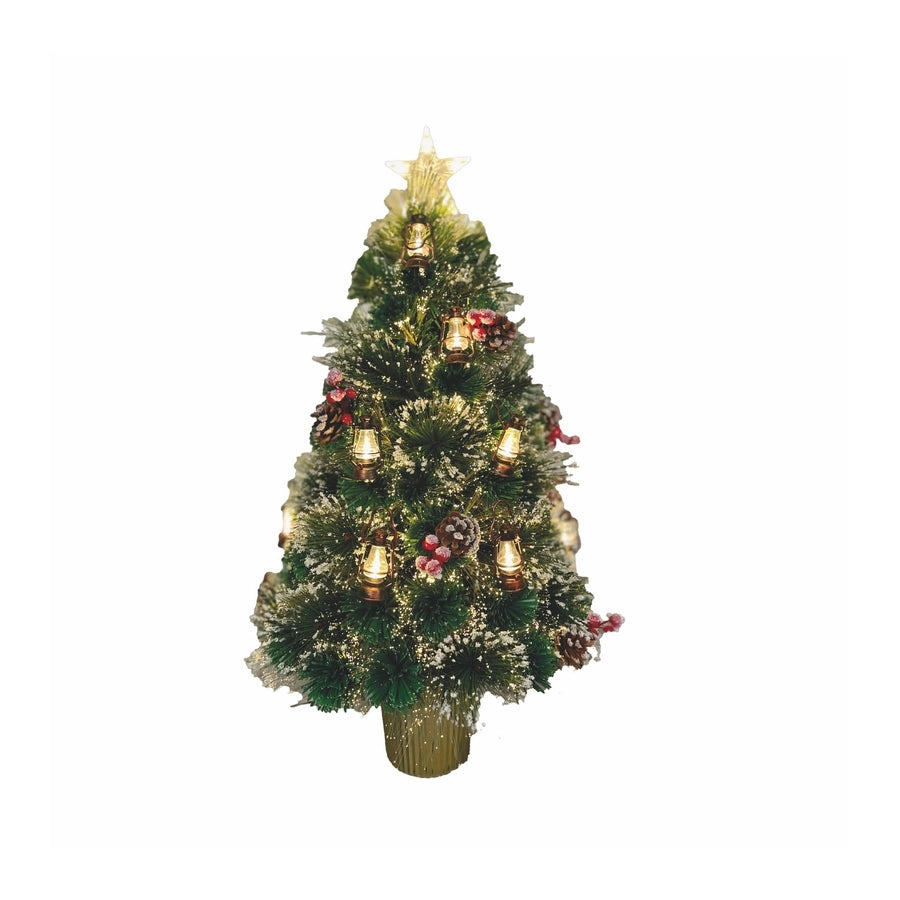 Árbol Navidad TREE4-14, 90cm con Luz LED y Bellotas (46 ramas) ✦ Bajo pedido