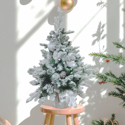 Árbol Navidad TREE4-4, 90cm Nieve (32 ramas) ✦ Bajo pedido