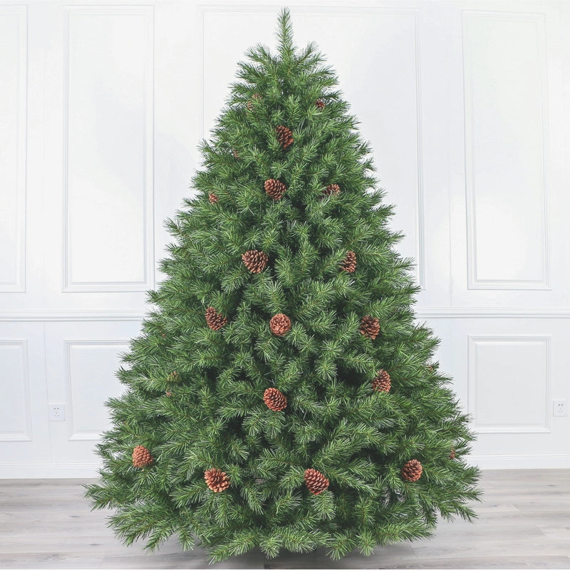 Árbol Navidad TREE4-5, 240cm Estilo Natural con Bellotas (550 ramas) ✦ Bajo pedido