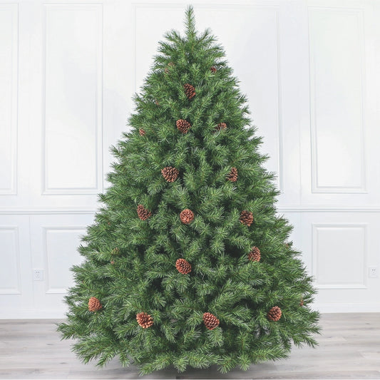 Árbol Navidad TREE4-5, 240cm Estilo Natural con Bellotas (550 ramas) ✦ Bajo pedido