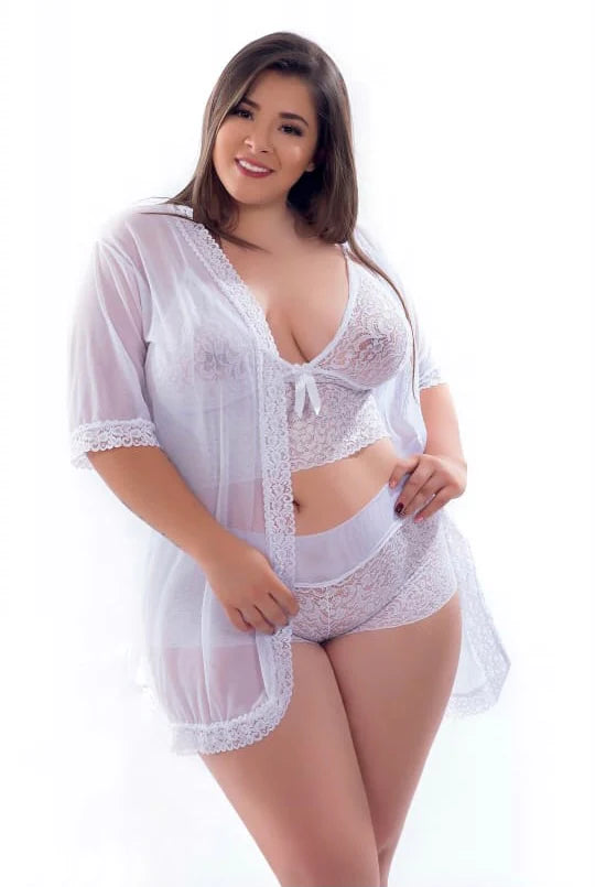 Set Lencería Levantadora 3PCZ 0961 (Talla L) ✦ Bajo pedido