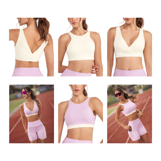 Top Deportivo Reversible 4 en 1 Rosa - 47016 ✦ Bajo pedido
