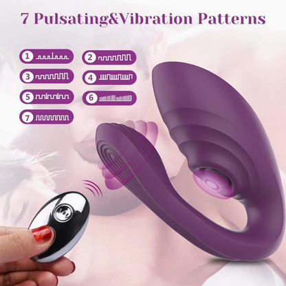 Vibrador U con Control – Estimulador Punto G y Clitoris ✦ Bajo pedido