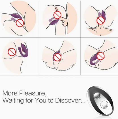 Vibrador U con Control – Estimulador Punto G y Clitoris ✦ Bajo pedido