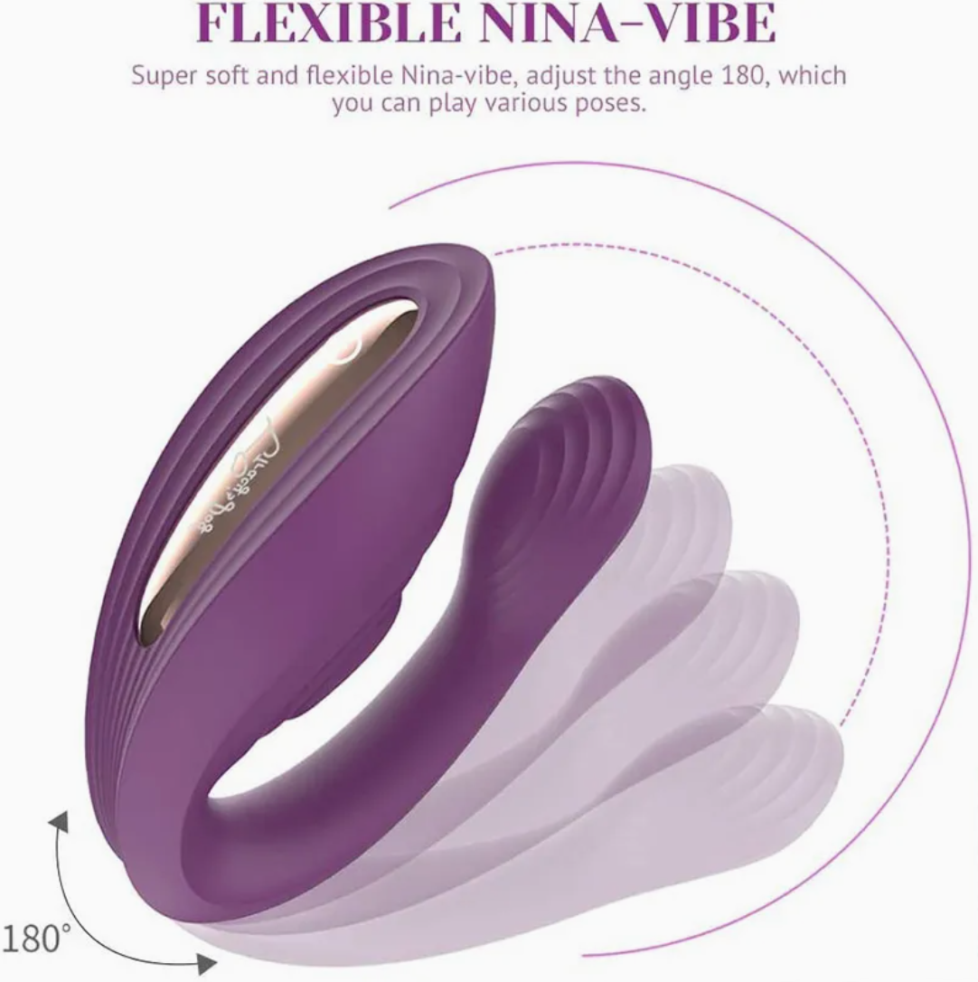 Vibrador U con Control – Estimulador Punto G y Clitoris ✦ Bajo pedido
