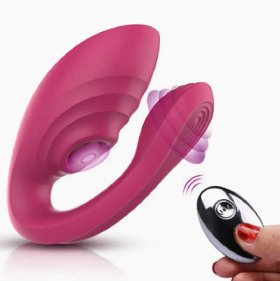 Vibrador U con Control – Estimulador Punto G y Clitoris ✦ Bajo pedido