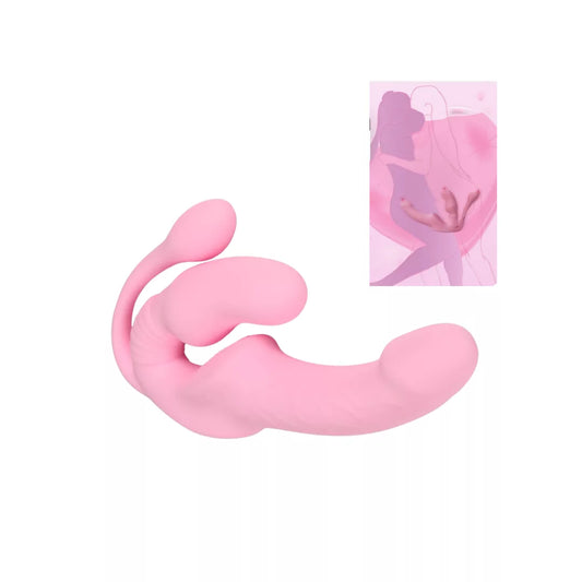 Nana's - Vibrador Lésbico Doble con Control ✦ Bajo pedido