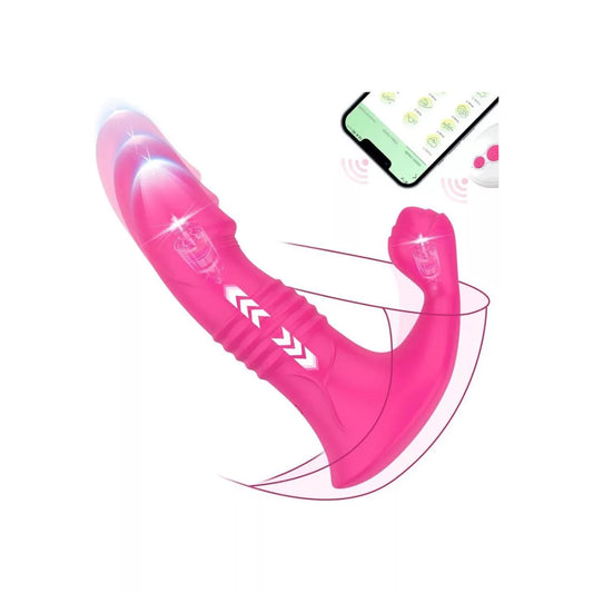 Vibrador Multifuncional Vaginal y Anal con Estimulación de Clítoris o Perineo + App y Control - Zuri (11cm) ✦ Bajo pedido