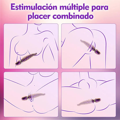 Vibrador Vaginal Pulpo con Rotación 360º y Plug Anal Vibrador – Octopus ✦ Bajo pedido