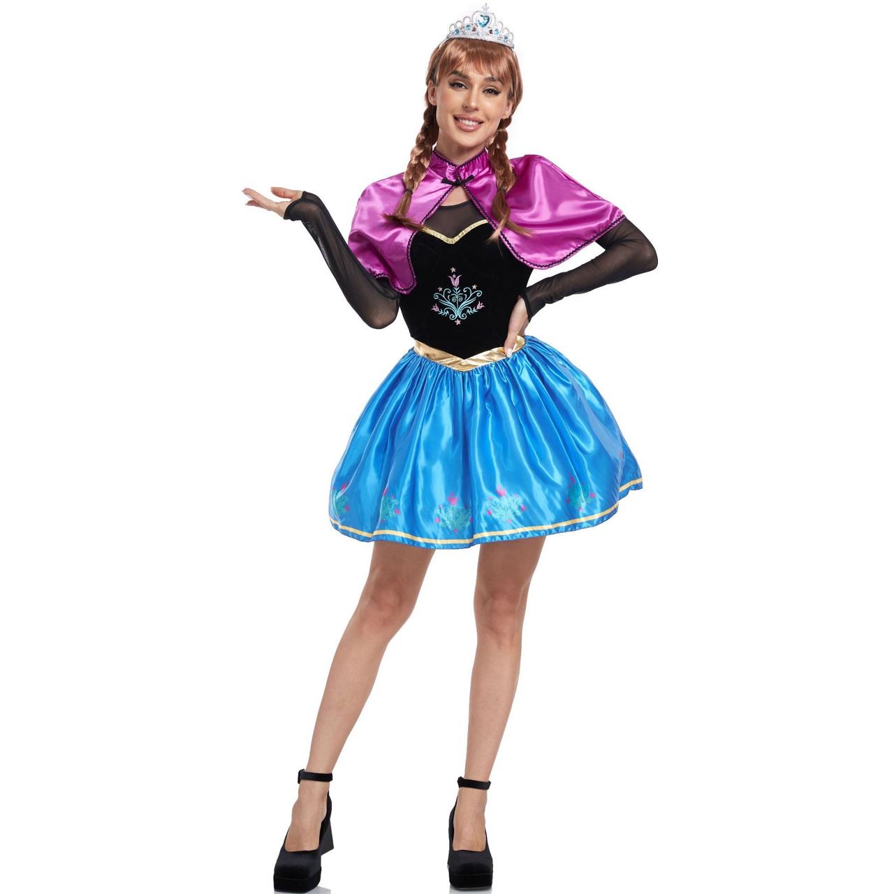 Disfraz Adulto – Ana Frozen (S,M,L) ✦ Bajo pedido