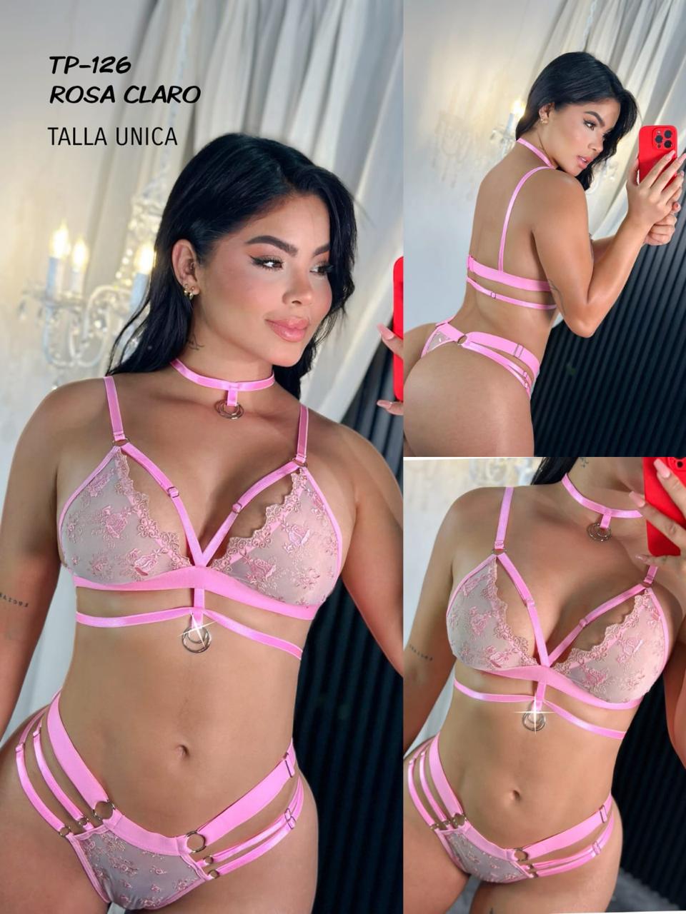 Set Lencería 3PCZ (Unitalla S/M) ✦ Bajo pedido
