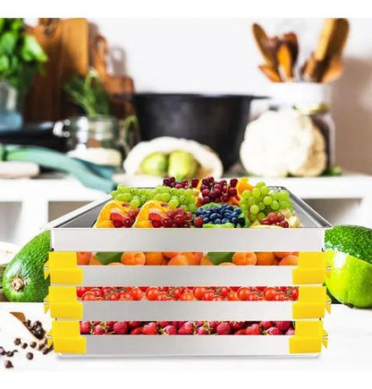 Set de 24 Apiladores para Bandejas de Hornear (Amarillo)