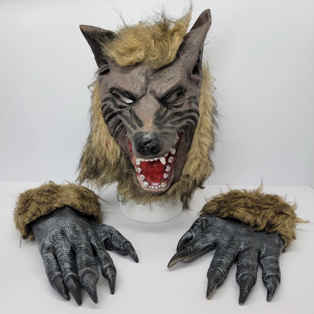 Accesorios Lobo - Máscara y Guantes (Unitalla) ✦ Bajo pedido