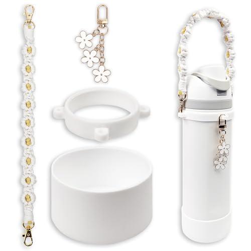 Set de Accesorios para Botella Stanley y Owala - Blanco