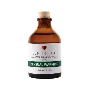 Aceite para Masajes Tibio con Feromonas, Love (Cítrico) - Sen Íntimo (60ml) ✦ Bajo pedido