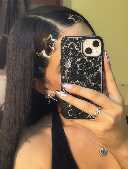 Set 6 Prensas para Cabello - Estrellas (Dorado)
