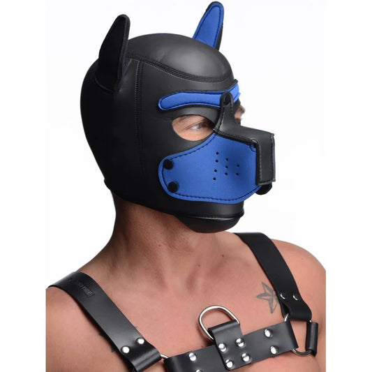 Capucha Canina de Neopreno – Accesorio de Roleplay Ajustable ✦ Bajo pedido