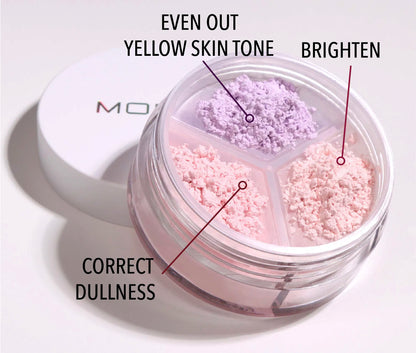 Set & Correct Trío de Polvos Sueltos (6 Estilos) - Moira ✦ Bajo pedido