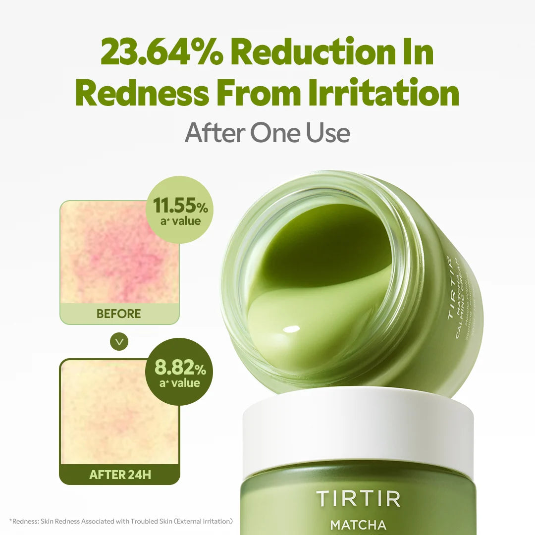 Crema TIRTIR Matcha Calming - Antirojeces 24h ✦ Bajo pedido