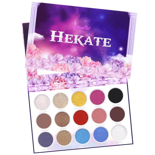 Hekate Paleta de 15 Sombras Compactas Tonos Matte, Satinados y Glitter - AmorUs ✦ Bajo pedido (Copia)