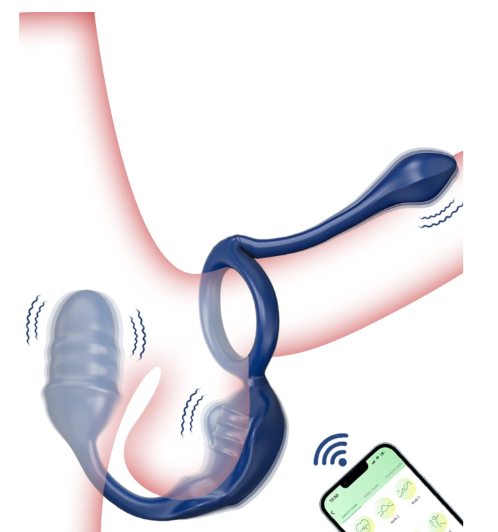 Billy - Anillo Vibrador Prostático con Control por App ✦ Bajo pedido