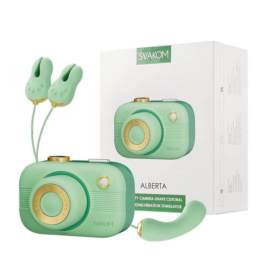 Alberta - Vibrador, Succionador y Pinzas Vibradoras con App ✦ Bajo pedido