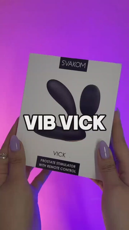 Vick - Masajeador de Próstata y Punto G Vick con Control ✦ Bajo pedido