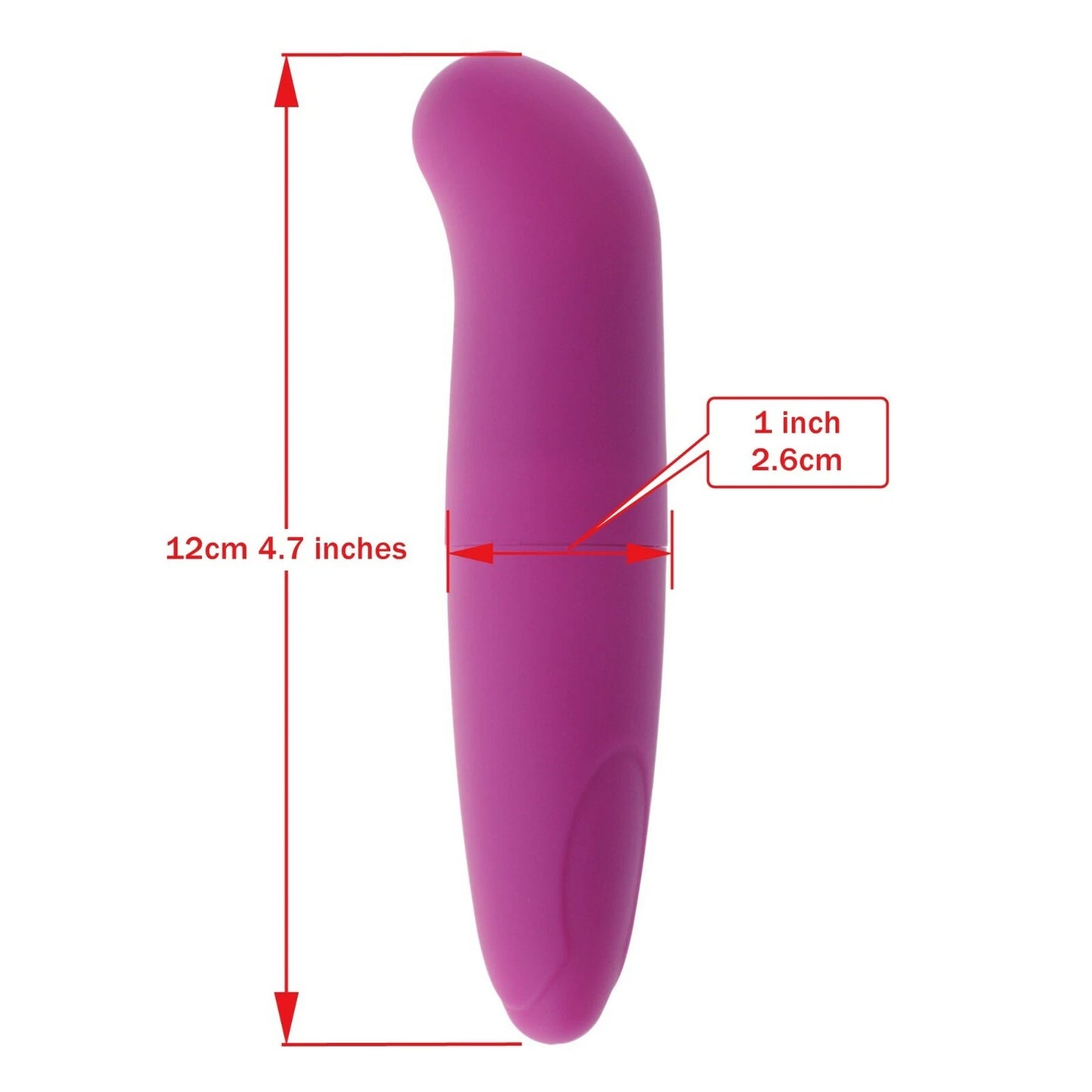 SPOT - Bala Vibradora Delfín (12cm) Estimulador de Clítoris y Punto G, Silencioso e Impermeable ✦ Bajo pedido