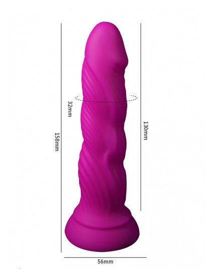 Dildo Inserción 13cm Valerio con Copa Succión ✦ Bajo pedido