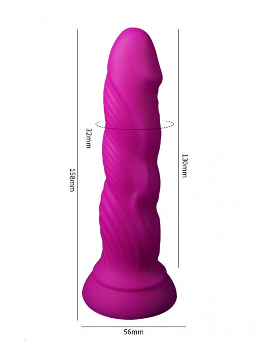 Dildo Inserción 13cm Valerio con Copa Succión ✦ Bajo pedido