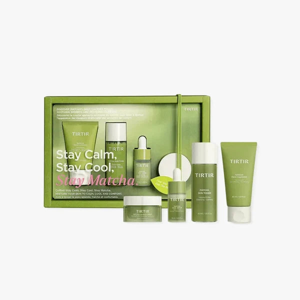Set Minis Matcha TIRTIR Stay Calm — Rutina 4 Paso ✦ Bajo pedido