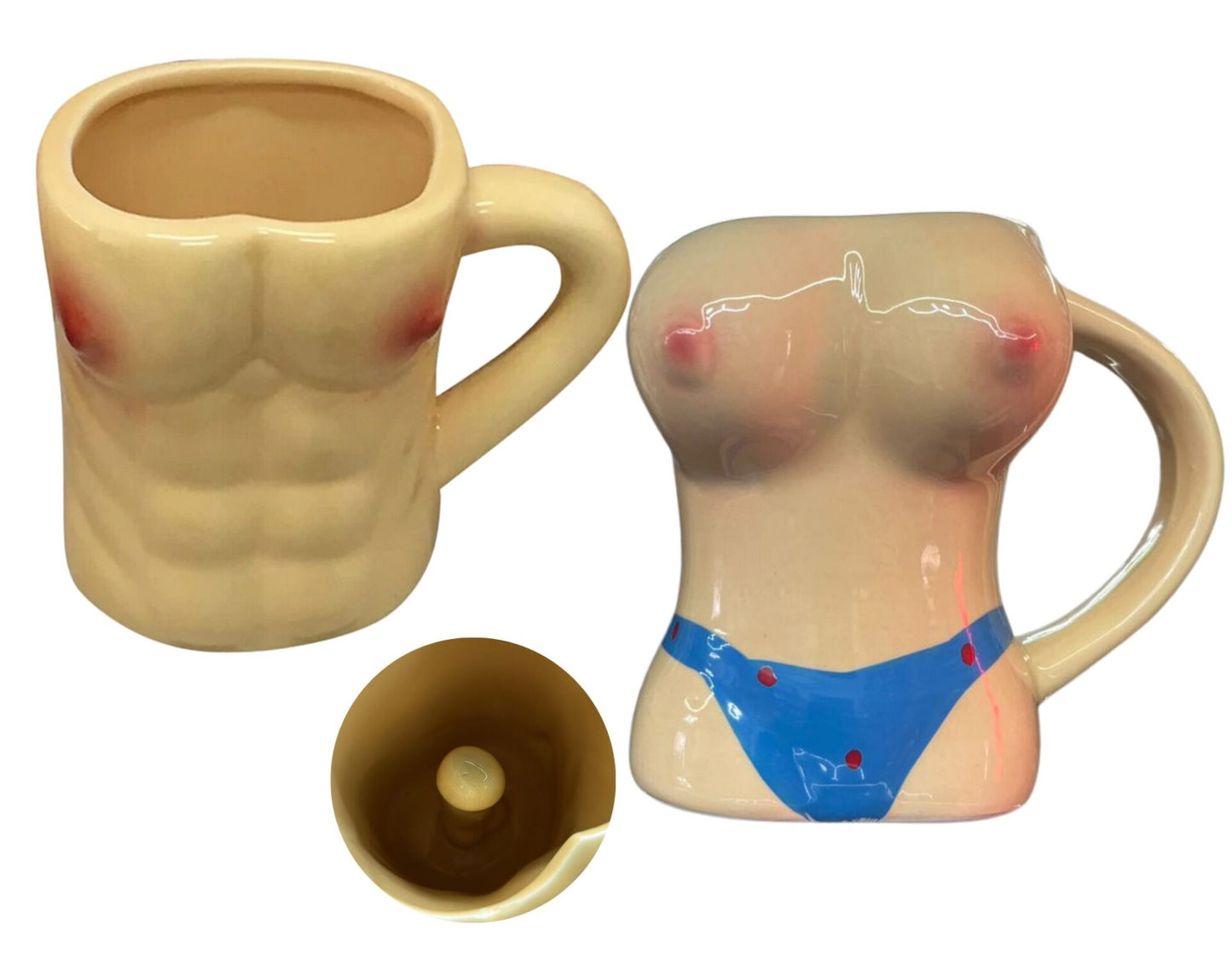 Tazas Torso (2 Estilos) ✦ Bajo pedido